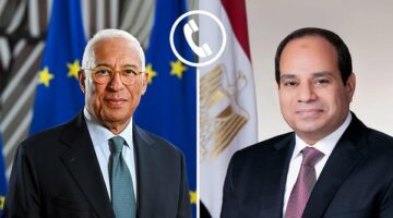 الرئيس السيسى يستعرض مع رئيس المجلس الأوروبى جهود التوصل لاتفاق وقف إطلاق النار في غزة