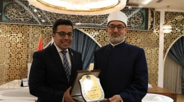 حزب الوعي يلتقي فضيلة مفتي الجمهورية لتقديم التهنئة بعيد الاضحي وبحث آفاق التعاون
