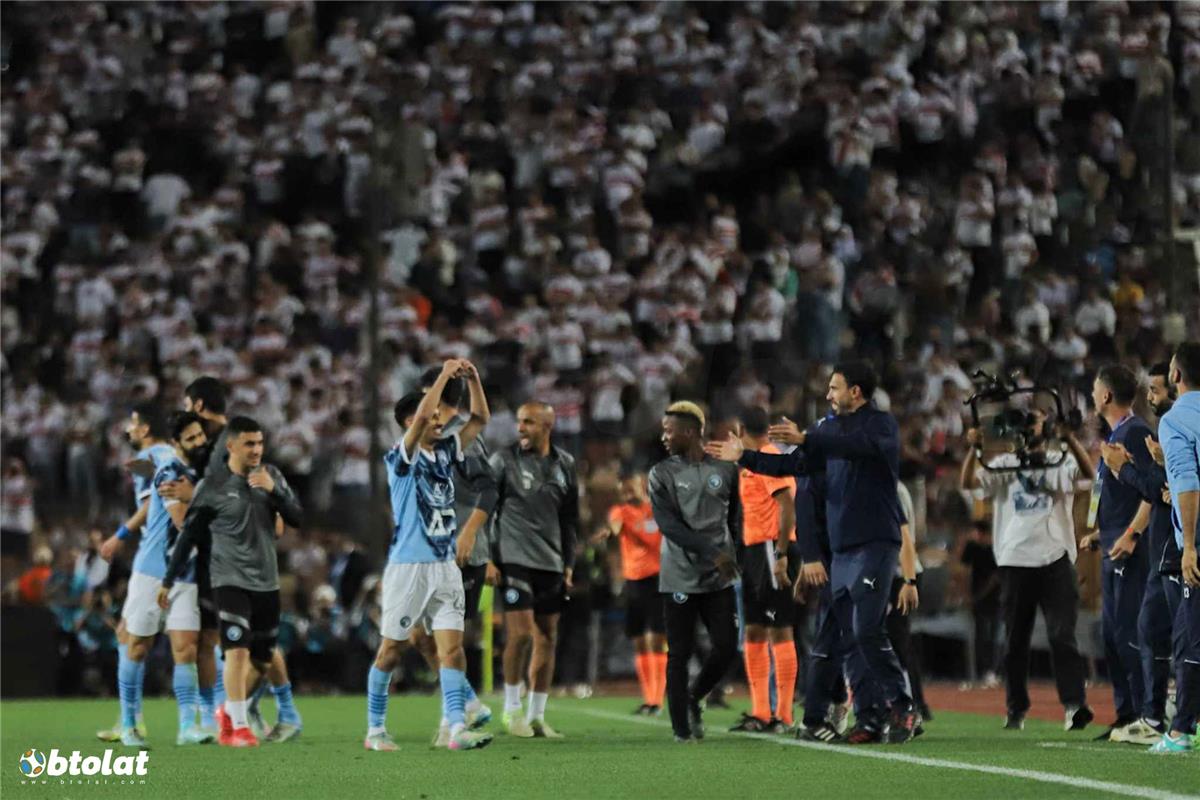 فيديو | أحمد عاطف قطة يسجل هدف بيراميدز الأول أمام الزمالك