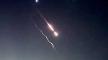 سقوط صاروخ إيراني جنوبي البلاد