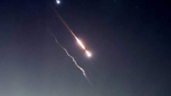 سقوط صاروخ إيراني جنوبي البلاد
