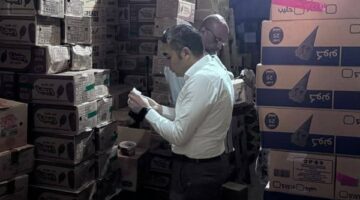 ضبط 20 ألف كرتونة آيس كريم غير صالح للاستهلاك في حملة رقابية مكثفة