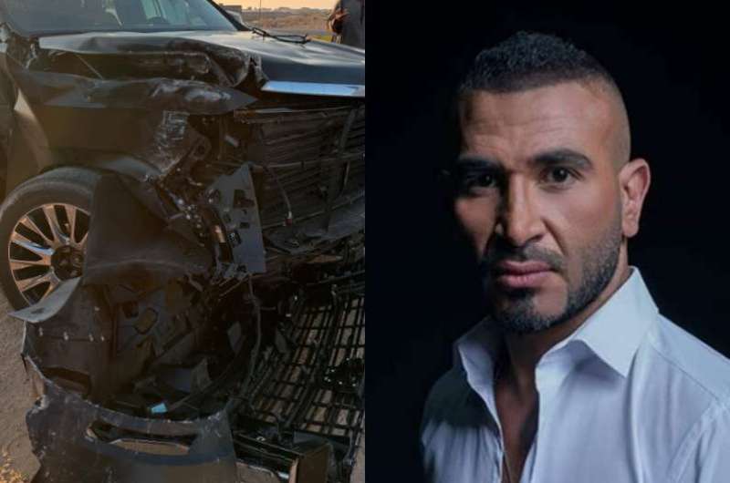 بسيارته الجديدة.. أحمد سعد يتعرض لحادث سير بسيارته الجديدة