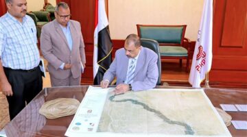 محافظ سوهاج يعتمد الترسيم الجديد للحدود الإدارية للمحافظة