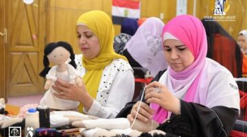 المجلس القومي للمرأة ينظم ورشين تدريبيتين لفن العرائس والديكوباج