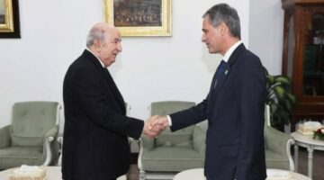 تبّون يبحث مع رئيس “سي-إم-آ سي-جي-إم” للشحن البحري “مشاريع شتى”