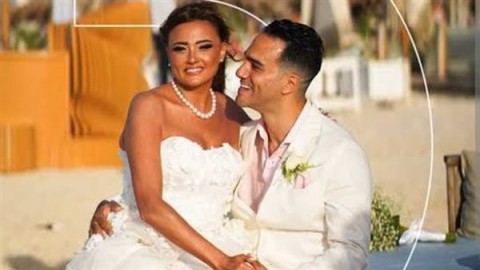 بشرى تعلن انفصالها عن زوجها خالد حميدة بعد عام من الزواج