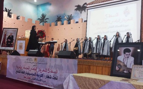 عبد الرزاق القاروني: اختتام المهرجان الوطني للموسيقي والتربية بمراكش