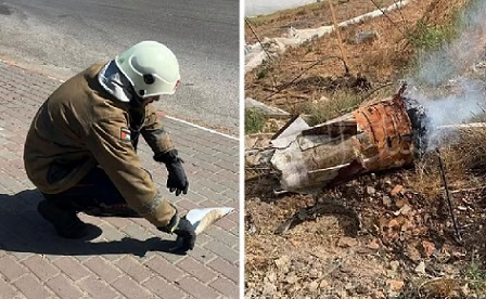الضفة تسجل سقوط شظايا وحطام صواريخ دون إصابات