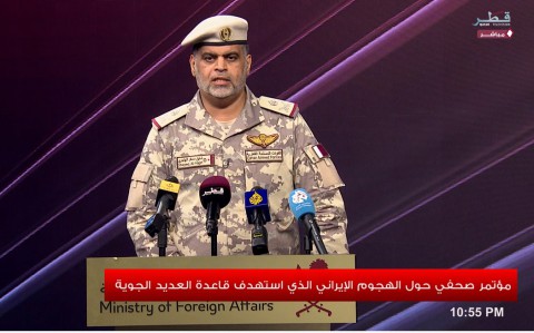 قطر: صاروخ إيراني من أصل 18 سقط بالقاعدة الأمريكية دون خسائر