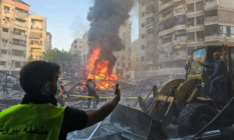 استشهاد 3 أشخاص بقصف نفذته مسيرة إسرائيلية على سيارة في بلدة “كفردجال” بقضاء النبطية جنوبي لبنان