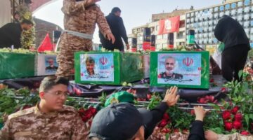 إيران تُشيع قادة وعلماء استشهدوا خلال الحرب مع إسرائيل.. وعراقجي يندد بتصريحات ترامب بحق خامنئي.. (صور)
