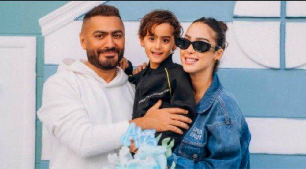 نجل تامر حسني في مرحلة حرجة.. وبسمة بوسيل تطلب الدعاء – أخبار السعودية