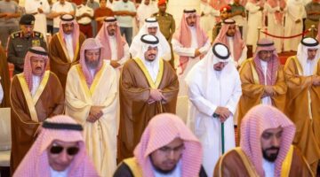 نائب أمير منطقة الرياض يؤدي صلاة الميت على الأمير مشعل بن فرحان آل سعود – أخبار السعودية