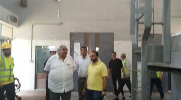 رئيس شركة الصرف الصحي بالقاهرة يتفقد محطة الخصوص الجديدة
