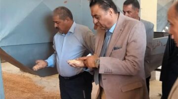 مدير الإصلاح الزراعي يتفقد أعمال الهيئة والجمعيات ومشروعاتها في كفر الشيخ في ثاني أيام العيد