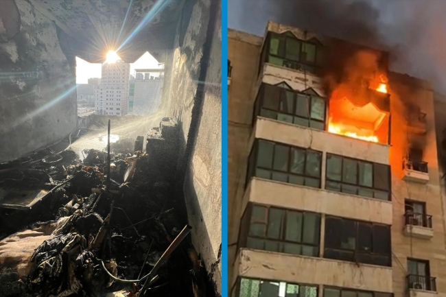 مصرع 6 عمال وإصابة 15 في حريق مروع بالرقعي