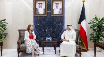 الجابر يلتقي سفيري بريطانيا والسنغال