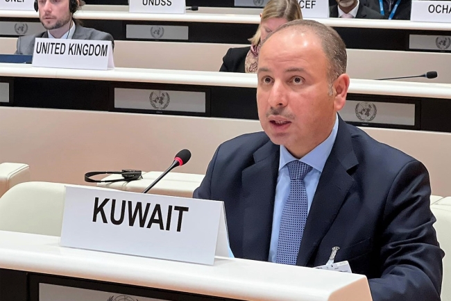 الكويت: ملتزمون بالتعاون الدولي لمستقبل أكثر عدالة