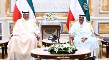 سمو أمير البلاد يستقبل سمو ولي العهد