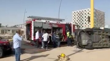 مصرع طالبة وإصابة شقيقتها في حادث مرور بالحرم الجامعي