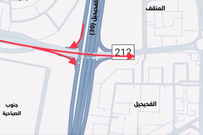 «المرور»: إغلاق تقاطع نادي الفحيحيل للقادم من الصباحية