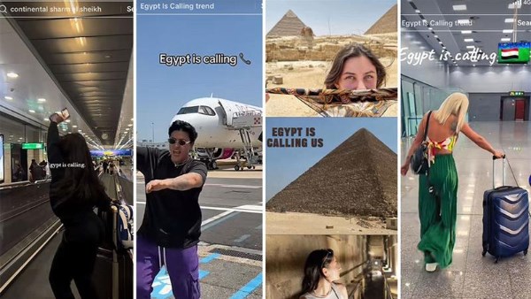 هاشتاج Egypt is calling يعكس تجربة السياح الممتعة في مصر