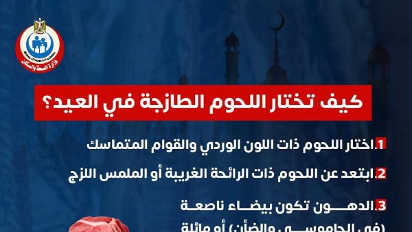 كيف تختار اللحوم الطازجة في العيد؟.. وكيفية تخزينها بالثلاجة
