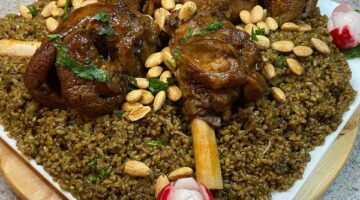 طريقة عمل فتة الفريك والموزة