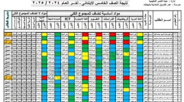 نتيجة الصف الخامس الابتدائي بالاسم فقط الترم الثاني .. ظهرت الآن