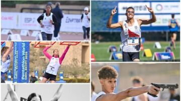 5 ناشئين من الزهور يشاركون مع منتخب مصر في بطولة العالم للخماسي الحديث