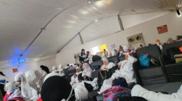 تصعيد كافة حجاج النقابة الي عرفات الله بنجاح