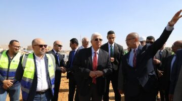 وزير التعليم العالي يتابع سير أعمال إنشاء الجامعة الفرنسية بالشروق