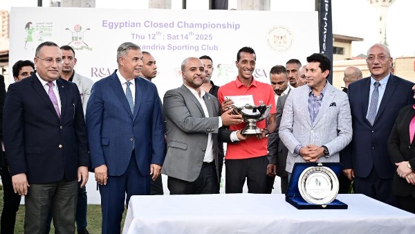 أحمد مرجان مركز أول بـ بطولة كأس مصر المغلقة للجولف