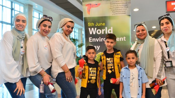 مطار القاهرة يحتفل باليوم العالمي للبيئة
