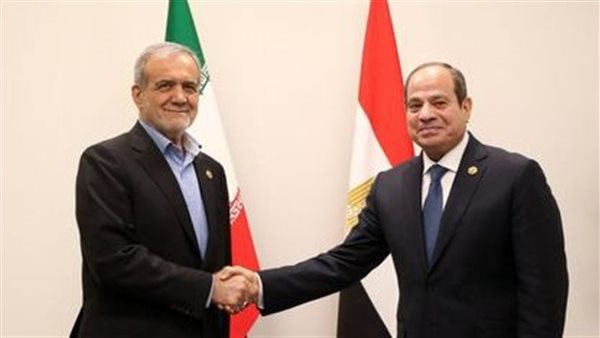 الرئيس السيسي ونظيره الإيراني يؤكدان على تجنب التصعيد بالمنطقة