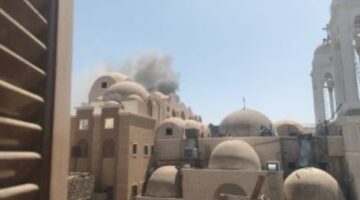 إيبارشية إسنا وأرمنت تصدر بياناً بشأن حريق محدود أعلى سطح كنيسة العذراء بإسنا