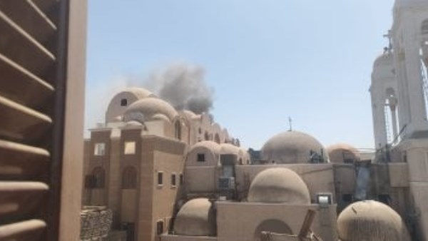 إيبارشية إسنا وأرمنت تصدر بياناً بشأن حريق محدود أعلى سطح كنيسة العذراء بإسنا