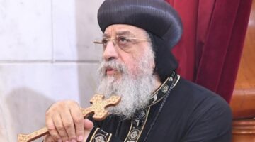 البابا يصلي العشية في كنيسة السيدة العذراء والشهيدة مارينا بالعلمين