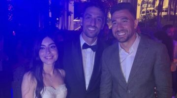 محمود تريزيجيه يُهنئ طاهر محمد طاهر بالزفاف .. شاهد