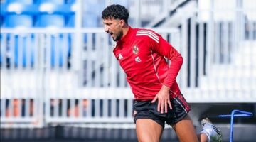 أبو علي يشارك في مران الأهلي ويؤكد استعداده لمباراة افتتاح مونديال الأندية