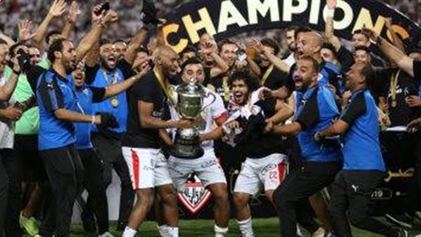 فرحة فريق الزمالك بعد التتويج بكأس مصر بضربات الترجيح