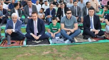 محافظ المنوفية يشارك المواطنين فرحة العيد ويقدم تهانيه للرئيس السيسي