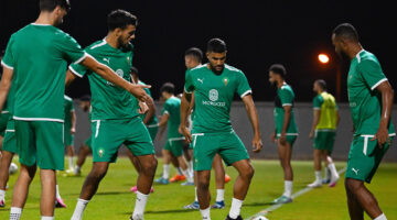 ✓ توافد لاعبي المنتخب المغربي على معسكر المعمورة استعدادا لتونس والبنين