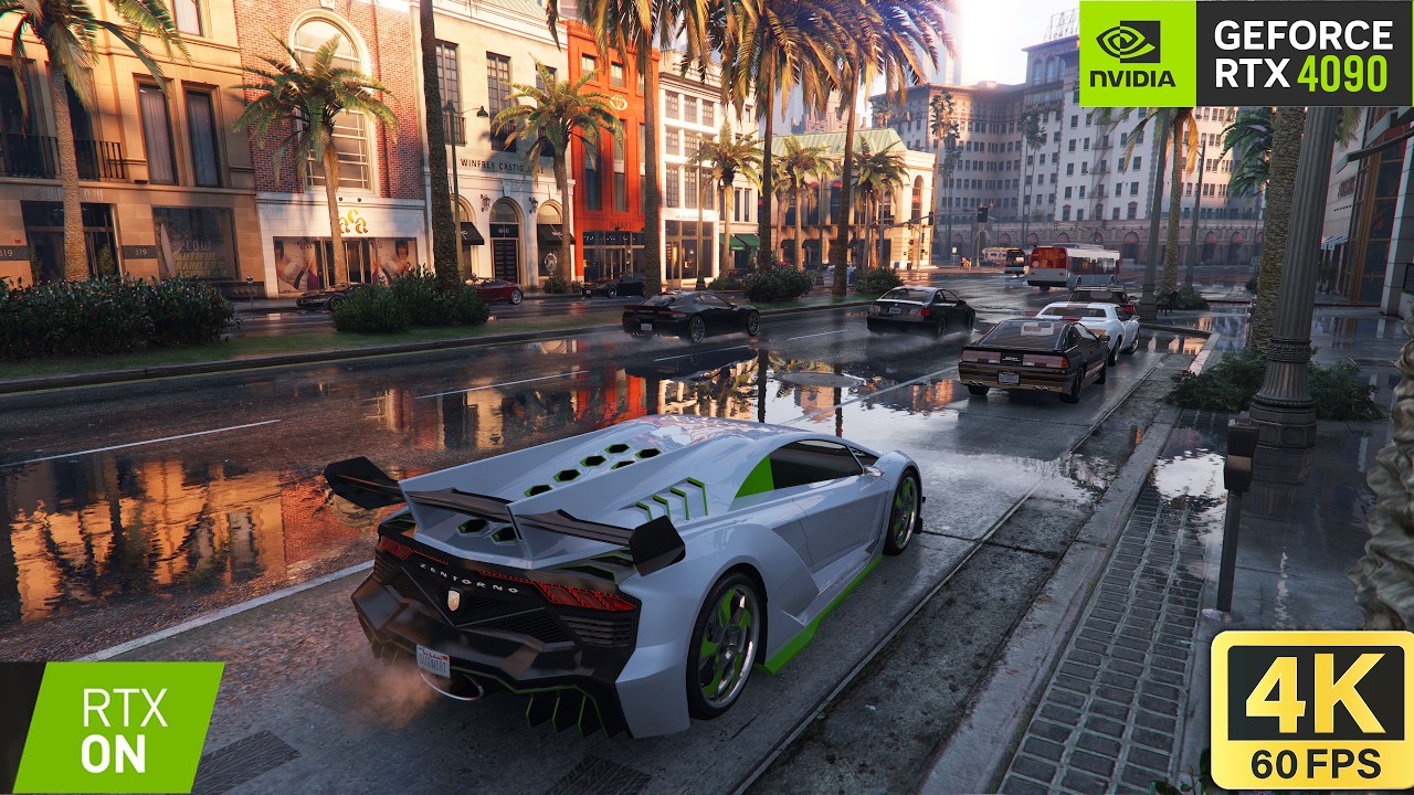 تحسينات جديدة في تتبع الأشعة تأتينا في تحديث GTA V Enhanced Edition الأخير | newnews4