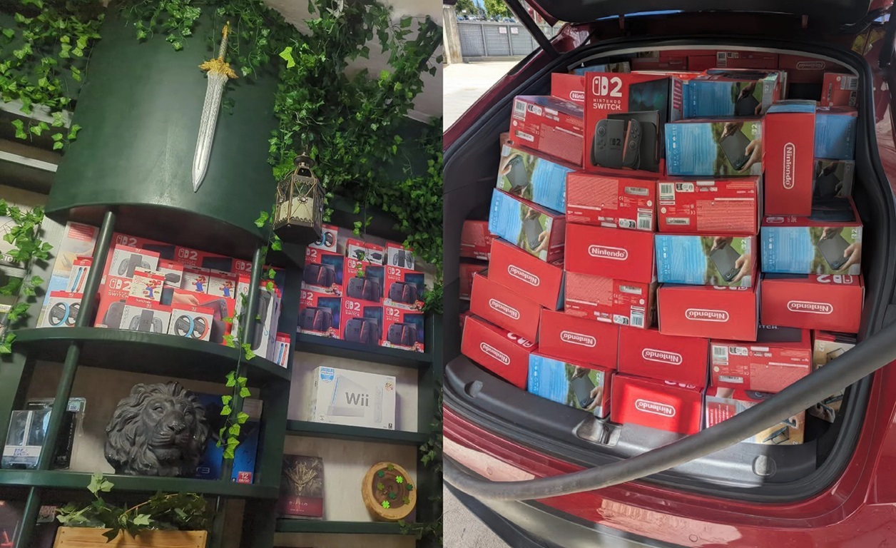 بائع يجلب أجهزة Nintendo Switch 2 لمتجره بسيارته في رحلة طويلة محفوفة بالمخاطر! | newnews4