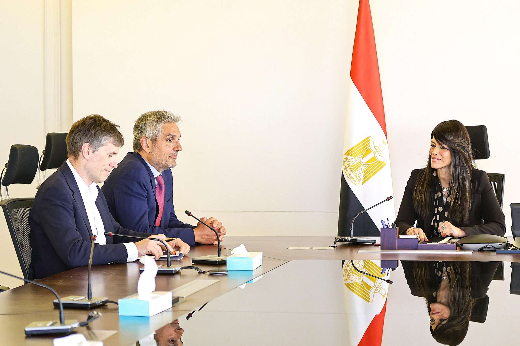 وزيرة التخطيط تبحث مع «جولدمان ساكس» فرص دعم الاقتصاد المصري وتمكين القطاع الخاص