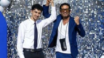 عمرو سعد يحتفل بنجاح نجله في الثانوية الألمانية
