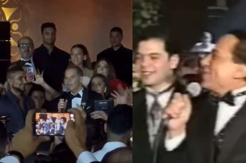 رامي عادل إمام يحتفل بزفاف نجله على طريقة والده