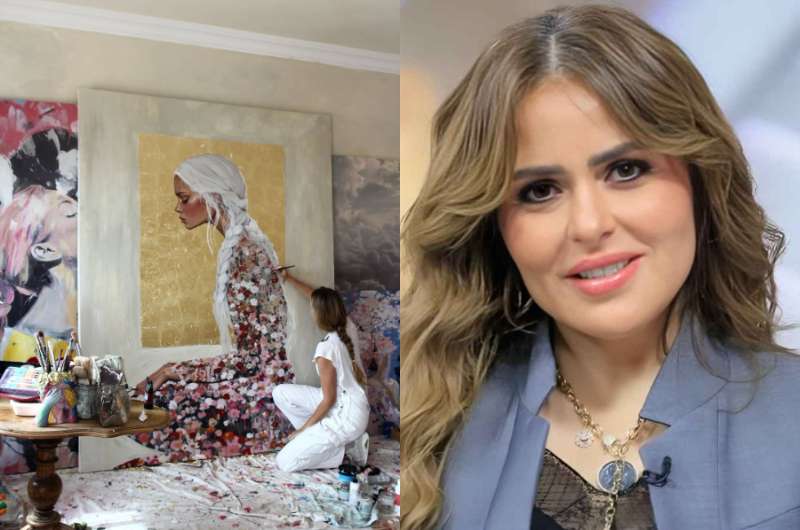 فنانة جديدة تتهم مها الصغير بسرقة إحدى لوحاتها